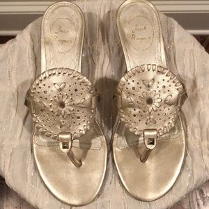 Jack Rogers Georgica wedges sz 6 1/2